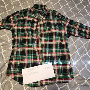 Polo Ralph Lauren Green Plaid Button-Up Shirt